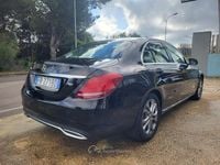 Usata Mercedes C220 Elegance 170 CV (125 kW) 2018 Nero Berlina