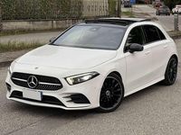 Usata Mercedes A200 AMG line 163 CV (119 kW) 2018 Bianco Berlina
