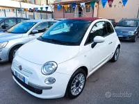 Begagnad Fiat 500C Lounge 69 HK (50 kW) 2011 Vit Cab