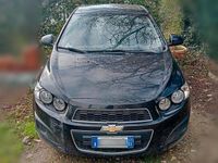 Usata Chevrolet Aveo 70 CV (51 kW) 2011 Nero Utilitaria