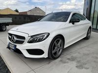 Usata Mercedes C220 Premium 170 CV (125 kW) 2018 Bianco pastello Coupé