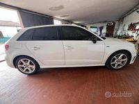 Usata Audi A3 S-Line 150 CV (110 kW) 2013 Bianco Berlina