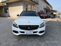 Usata Mercedes C220 AMG 170 CV (125 kW) 2014 Bianco Berlina