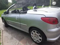 Usata Peugeot 206 CC 109 CV (80 kW) 2004 Argento Cabrio