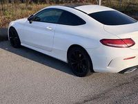 Usata Mercedes C220 AMG line 170 CV (125 kW) 2017 Bianco Coupé