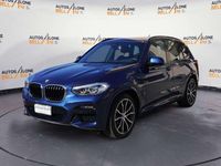 Usata BMW X3 M Sport 292 CV (214 kW) 2020 Blu metallizzato SUV