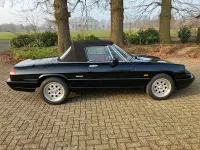 Usata Alfa Romeo Spider 120 CV (88 kW) 1991 Nero Cabrio