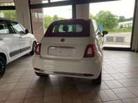 Usata Fiat 500C Lounge 69 CV (50 kW) 2018 Bianco pastello Cabrio