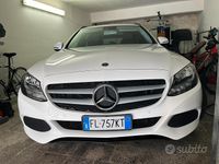 Usata Mercedes C220 170 CV (125 kW) 2017 Bianco Station wagon