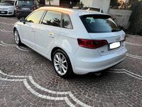 Usata Audi A3 Sportback Ambition 105 CV (77 kW) 2014 Bianco Utilitaria