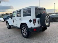 Usata Jeep Wrangler Unlimited Sahara 200 CV (147 kW) 2018 Bianco SUV
