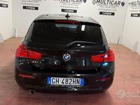Usata BMW 116 Sport Line 116 CV (85 kW) 2017 Nero Utilitaria