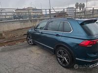 Usata VW Tiguan R-line 150 CV (110 kW) 2021 Blu SUV