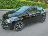 Usata Peugeot 208 Allure 75 CV (55 kW) 2017 Nero Utilitaria