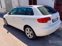 Usata Audi A3 140 CV (102 kW) 2008 Bianco Utilitaria