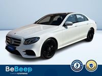 Usata Mercedes E220 AMG line 194 CV (142 kW) 2017 Bianco pastello Berlina