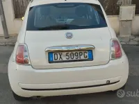 Usata Fiat 500 69 CV (50 kW) 2009 Bianco Cabrio
