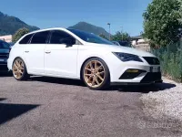 Usata Seat Leon FR 184 CV (135 kW) 2017 Bianco Station wagon