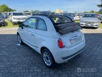 Usata Fiat 500C Lounge 69 CV (50 kW) 2012 Bianco Cabrio