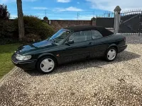 Usata Saab 900 Cabriolet 185 CV (136 kW) 1995 Verde Cabrio