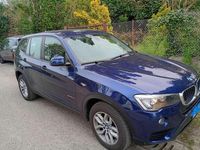 Usata BMW X3 190 CV (139 kW) 2017 Blu/azzurro SUV