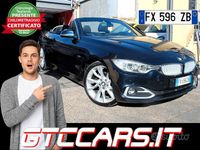 Usata BMW 420 Comfort Edition 184 CV (135 kW) 2014 Blu Cabrio