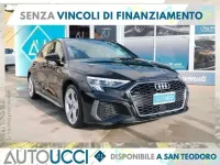 Usata Audi A3 S-Line 150 CV (110 kW) 2024 Nero mythos Berlina