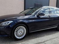 Usata Mercedes C220 Exclusive 170 CV (125 kW) 2017 Blu/azzurro Station wagon