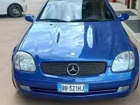 Usata Mercedes SLK200 136 CV (100 kW) 1999 Blu/azzurro Cabrio