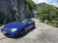 Usata Mercedes SLK200 163 CV (119 kW) 2000 Blu Cabrio