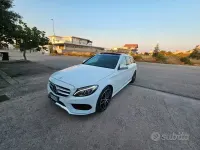 Usata Mercedes C220 170 CV (125 kW) 2017 Bianco Station wagon