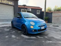 Usata Fiat 500 Lounge 105 CV (77 kW) 2014 Blu Berlina
