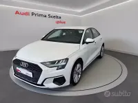 Usata Audi A3 Advanced 110 CV (80 kW) 2023 Bianco ibis Berlina