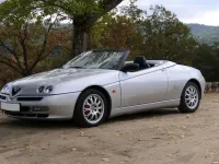 Usata Alfa Romeo Spider 218 CV (160 kW) 2002 Argento Cabrio