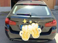Usata BMW 520 Efficient Dynamics 190 CV (139 kW) 2015 Nero Station wagon