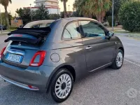 Usata Fiat 500C Lounge 69 CV (50 kW) 2018 Grigio Cabrio