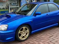 Usata Subaru Impreza 224 CV (164 kW) 2003 Blu Berlina
