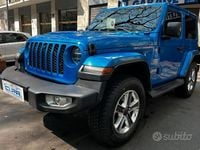 Usata Jeep Wrangler Sahara 272 CV (200 kW) 2021 Blu SUV