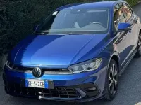 Usata VW Polo R-line 110 CV (80 kW) 2021 Blu/azzurro Utilitaria