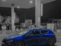 Usata VW Scirocco 122 CV (89 kW) 2015 Blu Coupé