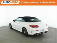 Usata Mercedes C220 Premium 194 CV (142 kW) 2019 Bianco Cabrio