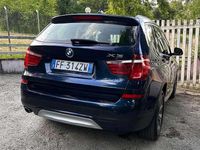 Usata BMW X3 xLine 190 CV (139 kW) 2016 Blu/azzurro SUV