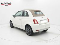 Usata Fiat 500C Lounge 95 CV (69 kW) 2016 Bianco Cabrio
