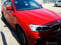 Usata BMW X4 M Sport 190 CV (139 kW) 2016 Rosso SUV