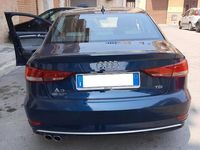 Usata Audi A3 Ambiente 150 CV (110 kW) 2017 Blu Berlina