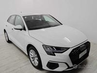 Usata Audi A3 150 CV (110 kW) 2021 Bianco Berlina