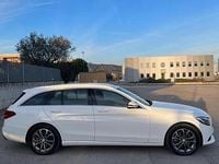 Usata Mercedes C200 136 CV (100 kW) 2016 Bianco Station wagon