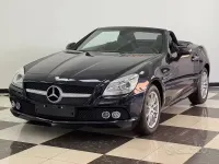 Usata Mercedes SLK200 184 CV (135 kW) 2012 Blu cavansite met Cabrio