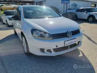 Usata VW Golf VI Highline 105 CV (77 kW) 2010 Bianco Utilitaria