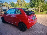 Usata Fiat 500 69 CV (50 kW) 2017 Rosso Cabrio